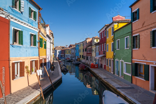 Konstfotografi burano island venice italy