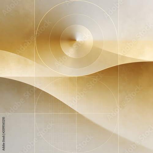 geometric patterns golden