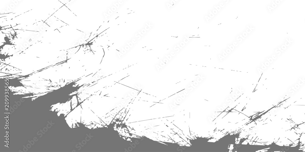 Fototapeta premium Black Ink Splat Grunge Background with Vintage Paint Splash Frame and Dirty Brush Splatter Texture Vector Illustration for Artistic Design Wallpaper Backdrop