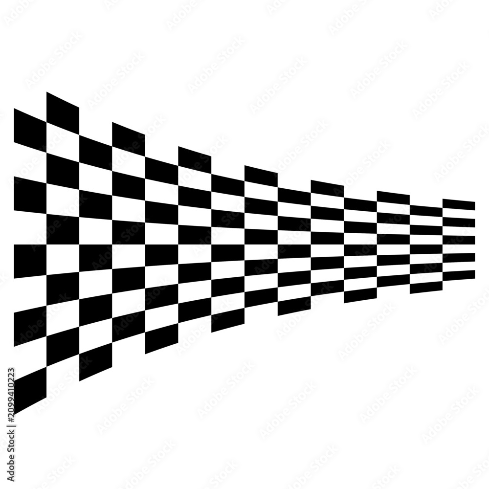 Obraz premium Race Checkered Flag