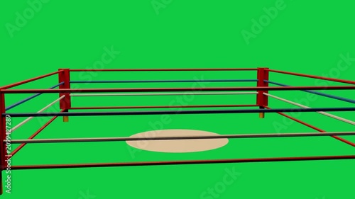 Playback starting bringing camera toward ring center, lowering for close framing on transparent bg