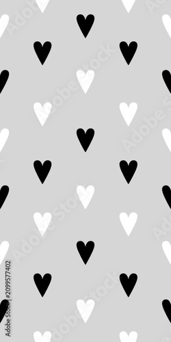 Hearts, Seamless pattern decor texture