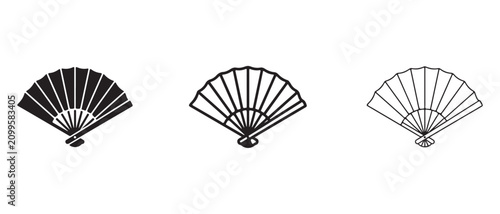 hand fans for cooling and decoration  handheld folding fans for hot summer days  various designs and patterns on white background