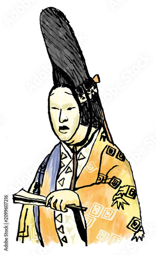 Canvastavla 能・道成寺・カラフルイラスト