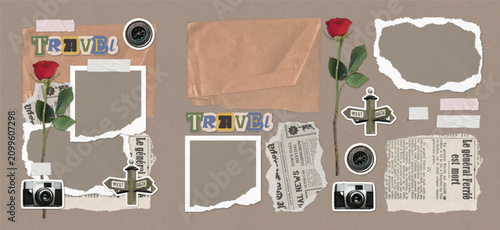 Фотография Scrapbook Layout Design