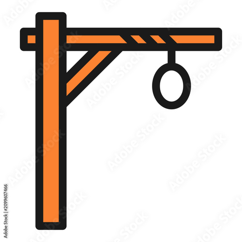 Canvastavla gallows icon