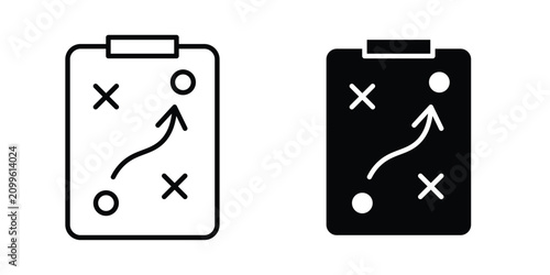 Quadro su tela Planning icon editable artwork group. EPS10