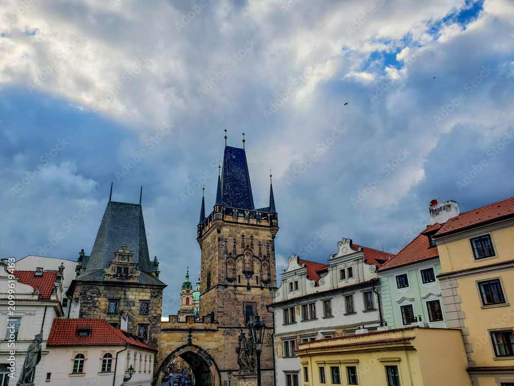 Fototapeta premium Lesser Town Bridge Tower, Prague, Czech Republic