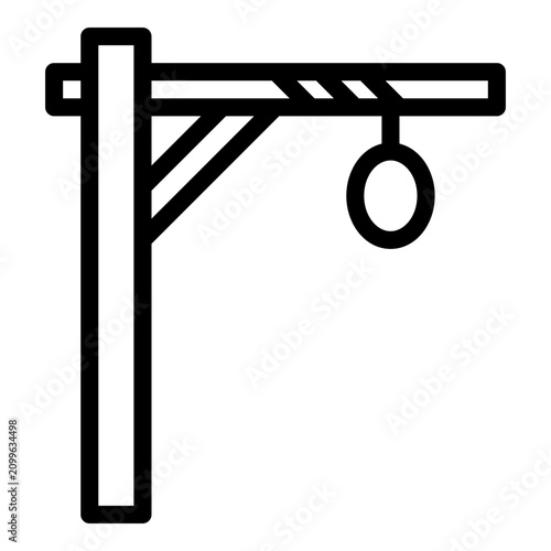 Fotografie gallows icon