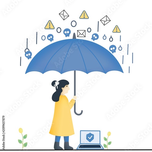  Cybersecurity Protection with Umbrella Protecting Personal Data