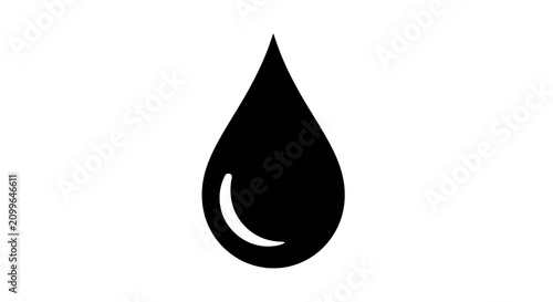 Bild auf Leinwand Water Drop Vector Illustration