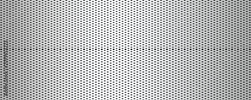 Canvastavla Pegboard peg board gray wall with dots, holes in geometric grid pattern