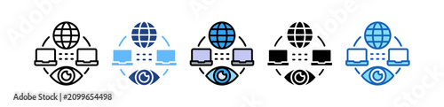 Network Monitoring multiple icon