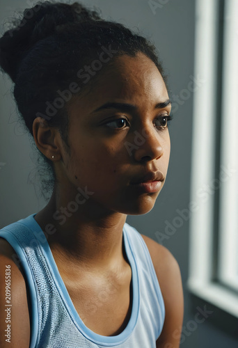 Young african american woma...