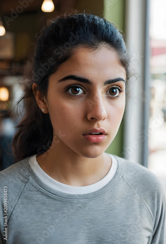 Young middle eastern woman ...