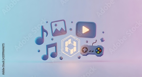 abstract blue background