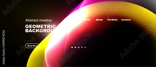 Konstfotografi Abstract design features vibrant color blends