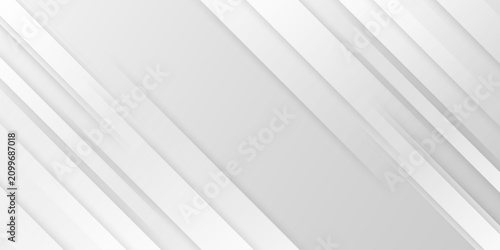 Photos Minimalist White Diagonal Striped Abstract Background with Soft Shadows and Geom