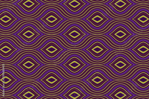 Retro-style seamless geometric pattern