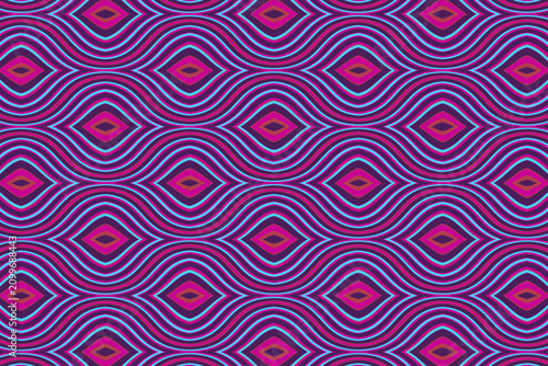 Retro-style seamless geometric pattern
