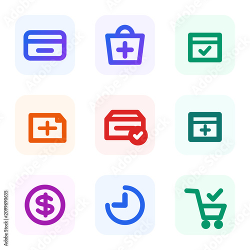 Modern Office Line Icons Pack Editable Vector Illustration.