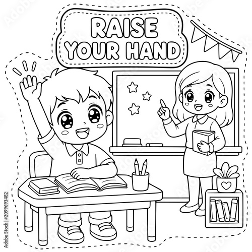 Classroom Rules Coloring Templates for DIY Crafts & Bulletin Board Decor | Printable School Behavior Posters Positive Classroom Expectations Character Education Respect Responsibility and Social Skill