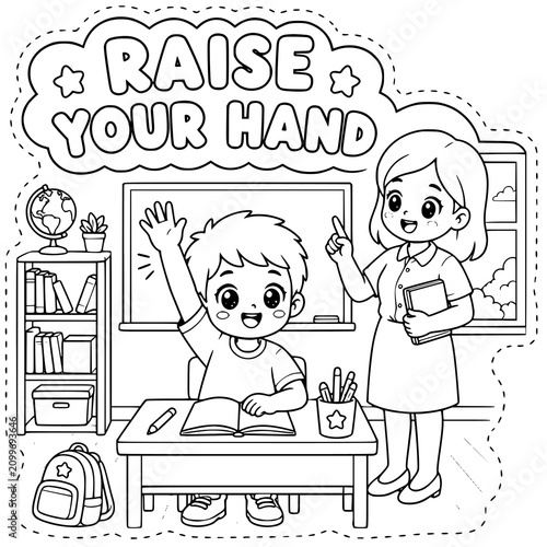 Classroom Rules Coloring Templates for DIY Crafts & Bulletin Board Decor | Printable School Behavior Posters Positive Classroom Expectations Character Education Respect Responsibility and Social Skill
