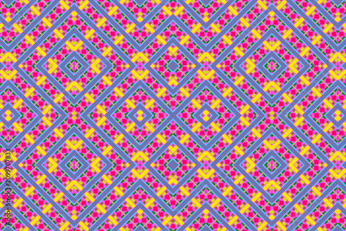ethnic-style repeating pattern