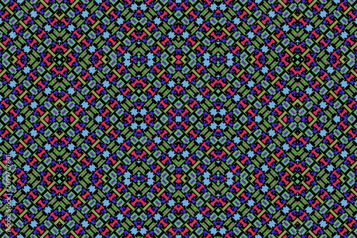 ethnic-style repeating pattern