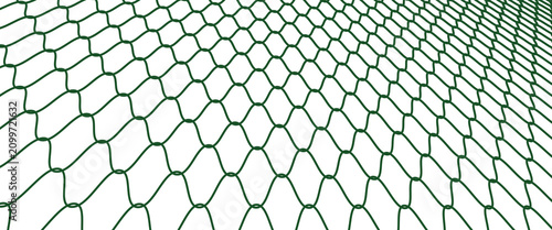 Konstfotografi Green wire fence seamless pattern