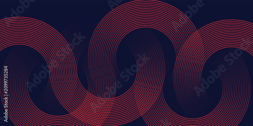 Canvastavla Abstract background design with diagonal blue and pink or purple line pattern