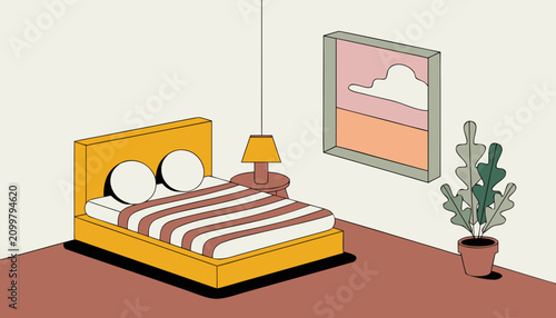 interior of a bedroom