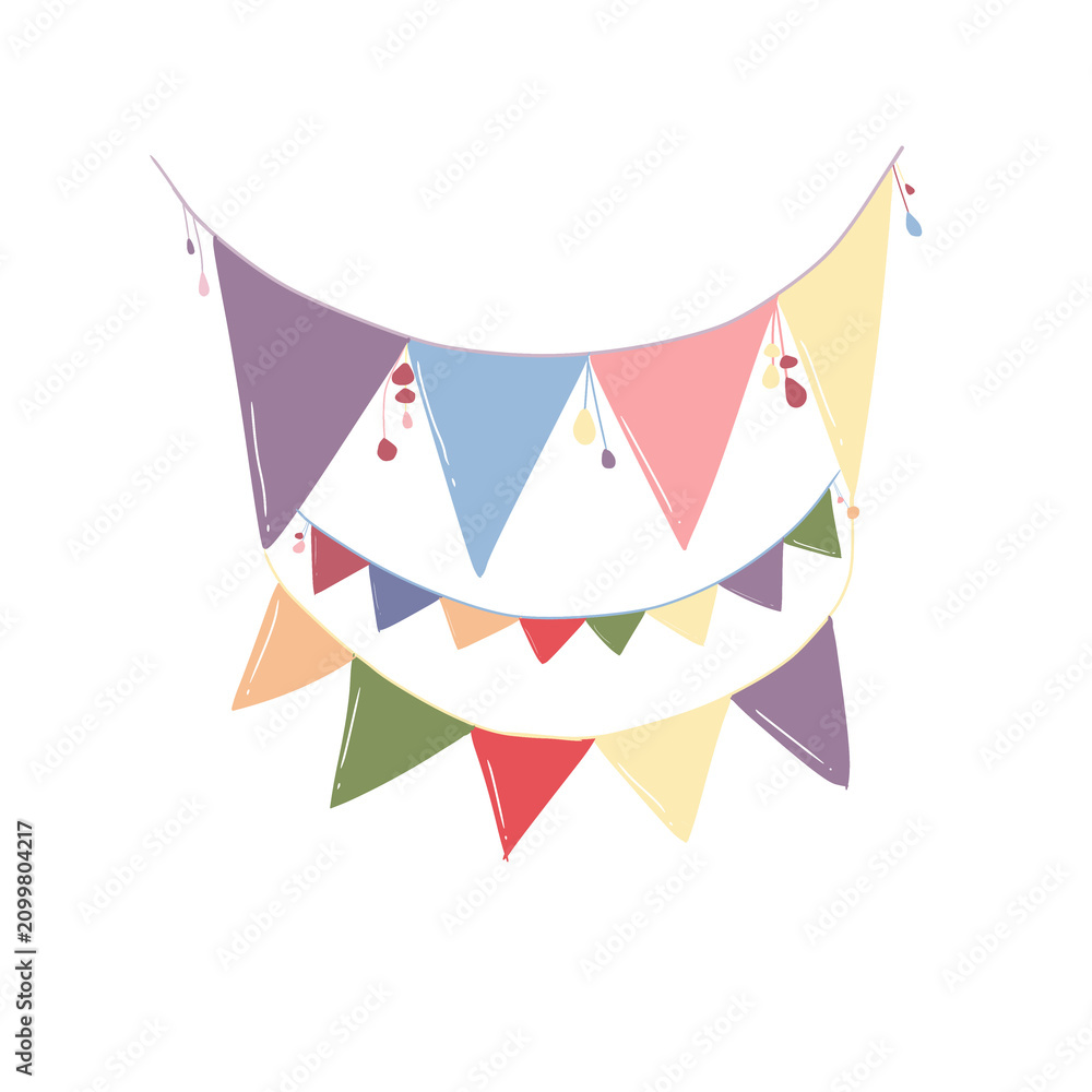 Fototapeta premium an illustration of a decoration for celebrate anything