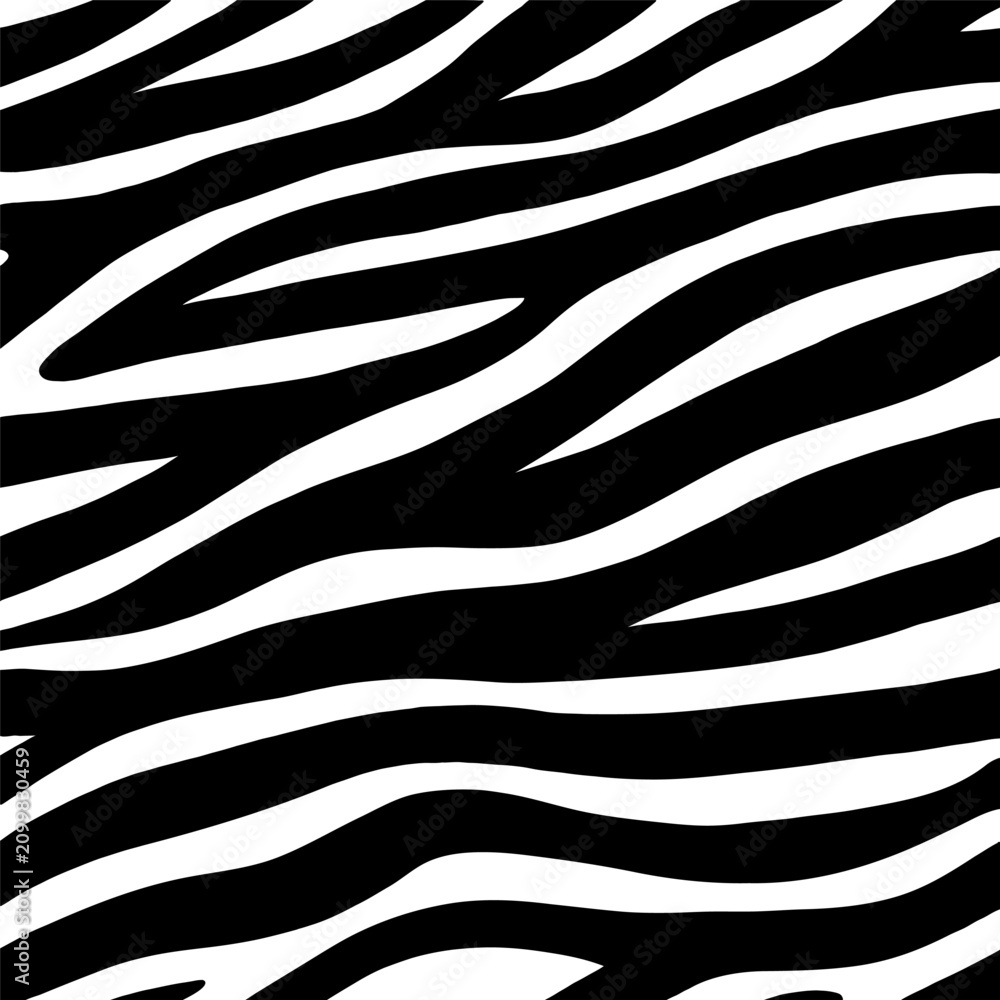 Obraz premium Bold zebra stripes pattern. Animal print background ideal for luxury textile, fashion fabric, and African safari design.