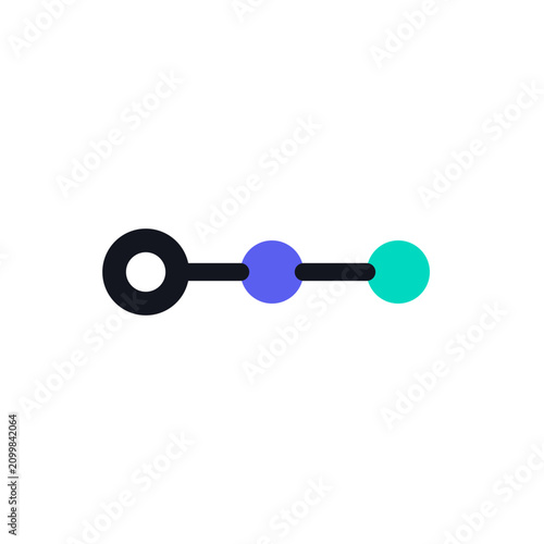 Data Pipeline Icon - Technology Vector Illustration