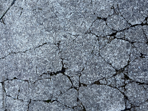Bild auf Leinwand Gray dark grey stone cracked surface background