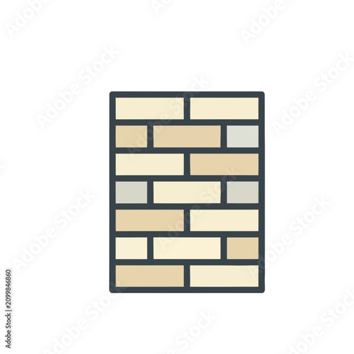 Brick wall pattern