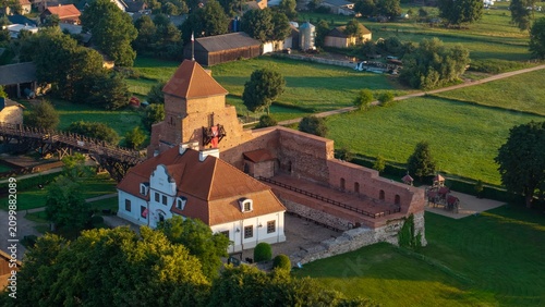 Konstfotografi Medieval castle in Liw, village in Wegrow County, Masovia region of Poland