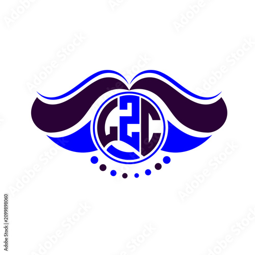 LZC letter logo creative design. LZC unique design