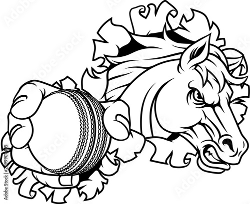 Horse Mustang Cricket Sport...
