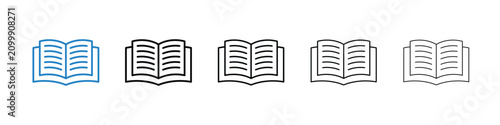Foto Book copy icon vector illustrations series