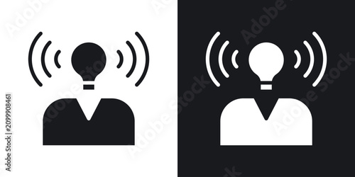 Brand awareness icon vector illustrations series