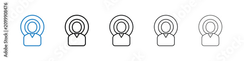 Brand awareness icon vector illustrations series