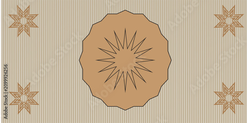 Canvastavla Dark brown gradient mesh bg with noise as a seamless pattern