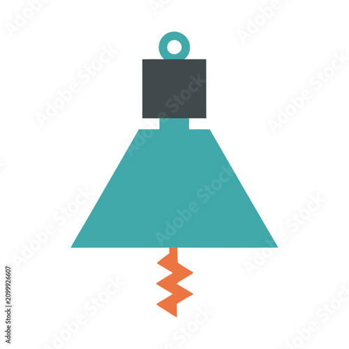 Abstract Bell Shape with Zigzag Element