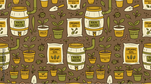 Tea and coffee still life.