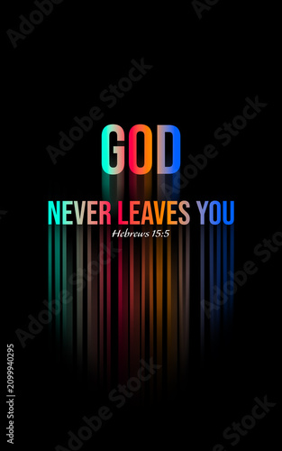 Inspirational Faith and Jesus Text Poster Designs on Black Background