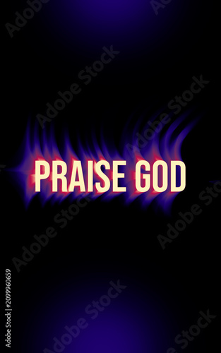 Inspirational Faith and Jesus Text Poster Designs on Black Background