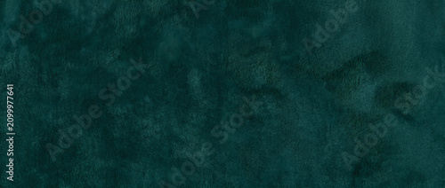 Fotografie Teal texture background presenting a deep emerald surface with cloudy mottled pa