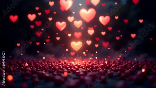hearts background